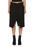Main View - Click To Enlarge - RICK OWENS  - Slivered Wool Drill Skirt