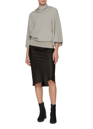 Figure View - Click To Enlarge - RICK OWENS  - Draped Cylinder Top