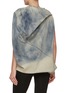 Back View - Click To Enlarge - RICK OWENS  - Stone Washed Bubble Cotton Denim Top