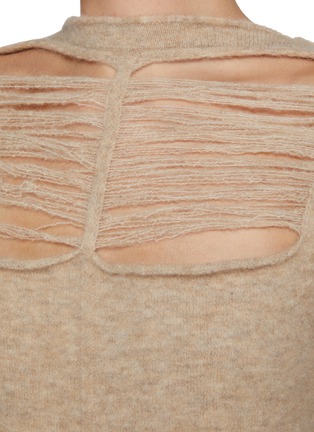 - RICK OWENS  - Sliced Knit Sweater