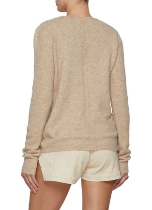 Back View - Click To Enlarge - RICK OWENS  - Sliced Knit Sweater