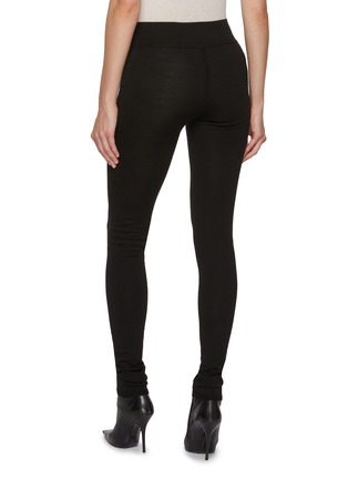 Back View - Click To Enlarge - RICK OWENS  - Merino Wool Leggings