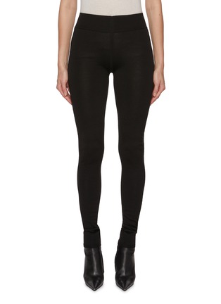 Main View - Click To Enlarge - RICK OWENS  - Merino Wool Leggings