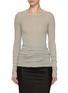 Main View - Click To Enlarge - RICK OWENS  - Ribbed Jersey Long-Sleeve Tee