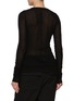 Back View - Click To Enlarge - RICK OWENS  - Ribbed Jersey Long-Sleeve Tee