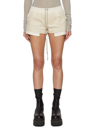 Main View - Click To Enlarge - RICK OWENS  - Elasticated Corduroy Boxer Shorts