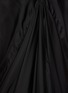  - RICK OWENS  - Wide Sleeve V-Neck Satin Kite Gown