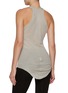 Back View - Click To Enlarge - RICK OWENS  - Sheer Cotton Jersey Tank Top