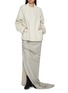 Figure View - Click To Enlarge - RICK OWENS  - Collarless Island Camel Hair Wool Jacket