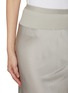  - RICK OWENS  - Bias Cut Satin Mini Skirt