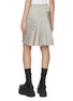 Back View - Click To Enlarge - RICK OWENS  - Bias Cut Satin Mini Skirt
