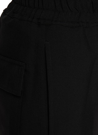  - RICK OWENS  - Drawstring Wool Twill Astaire Pants