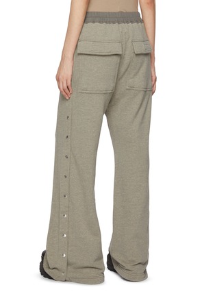 Back View - Click To Enlarge - RICK OWENS DRKSHDW - Fleece Cotton Jersey Track Pants