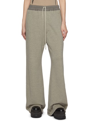 Main View - Click To Enlarge - RICK OWENS DRKSHDW - Fleece Cotton Jersey Track Pants