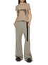 Figure View - Click To Enlarge - RICK OWENS DRKSHDW - Fleece Cotton Jersey Track Pants
