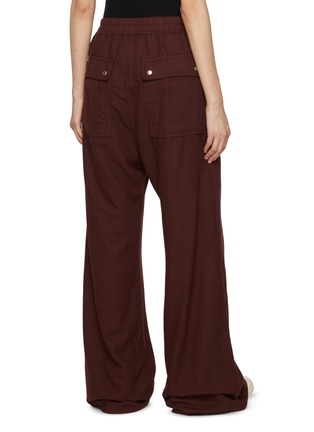 Back View - Click To Enlarge - RICK OWENS DRKSHDW - Wide Leg Cotton Pants