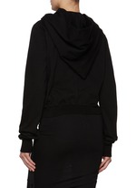 RICK OWENS DRKSHDW | Mountain Zip Up Cotton Hoodie | Women | Lane