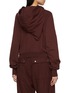 Back View - Click To Enlarge - RICK OWENS DRKSHDW - Long Sleeve Zip Up Cotton Mountain Hoodie