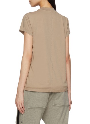 Back View - Click To Enlarge - RICK OWENS DRKSHDW - Short Sleeve Logo Cotton T-Shirt
