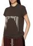  - RICK OWENS DRKSHDW - Short Sleeve Logo Cotton T-Shirt