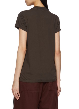 Back View - Click To Enlarge - RICK OWENS DRKSHDW - Short Sleeve Logo Cotton T-Shirt
