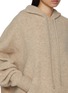  - RICK OWENS  - Hun Oversized Alpaca Wool Blend Knit Hoodie
