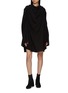 Figure View - Click To Enlarge - RICK OWENS  - Multiway Draped Wool Dress