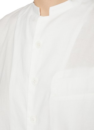  - Y'S - Half Sleeve Boxy Cotton Shirt