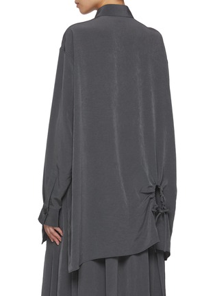 Back View - Click To Enlarge - Y'S - Asymmetric Gathering Blouse