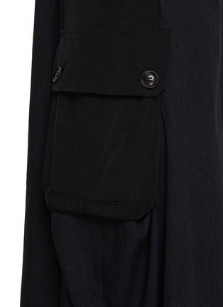  - Y'S - Cargo Pocket Zip Up Overall Dress