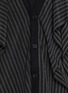  - Y'S - Stripe Panelled Hybrid Top