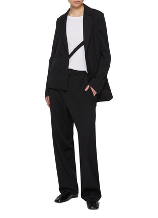 Figure View - Click To Enlarge - Y'S - Wool Sailor Pants