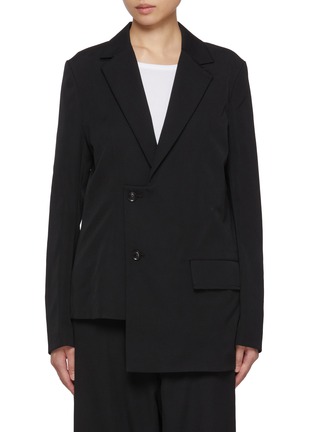 Main View - Click To Enlarge - Y'S - Asymmetrical Single Breasted Blazer