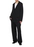 Figure View - Click To Enlarge - Y'S - Asymmetrical Single Breasted Blazer