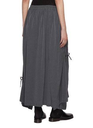 Back View - Click To Enlarge - Y'S - Cutout Asymmetrical Skirt
