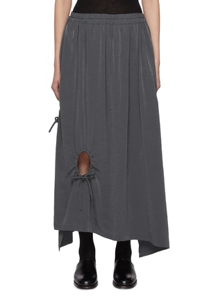Main View - Click To Enlarge - Y'S - Cutout Asymmetrical Skirt