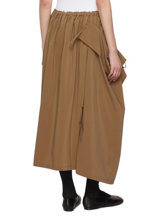Back View - Click To Enlarge - Y'S - Asymmetrical Draped Skirt