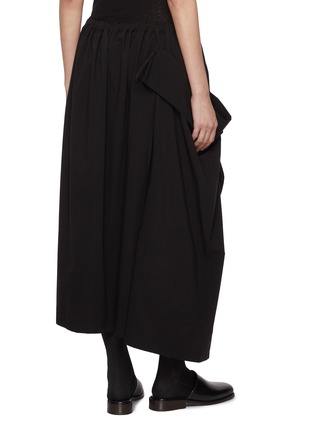 Back View - Click To Enlarge - Y'S - Draped Side Gathered Skirt