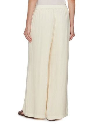 Back View - Click To Enlarge - JOSEPH - Pleated Wide Leg Trousers