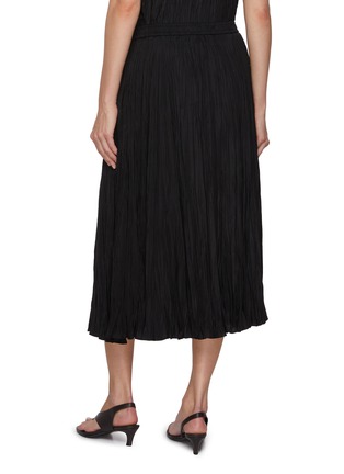 Back View - Click To Enlarge - JOSEPH - Sully Crinkled Habotai Silk Skirt