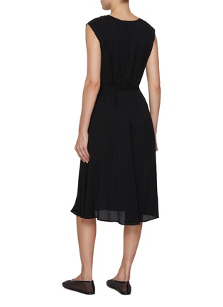 Back View - Click To Enlarge - JOSEPH - Garnier Pleated Dress