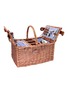 Main View - Click To Enlarge - LES JARDINS DE LA COMTESSE - Saint-Germain Picnic Basket for 4 Person — Blue Gingham