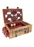 Main View - Click To Enlarge - LES JARDINS DE LA COMTESSE - Champs-Elysées Prestige Picnic Hamper for 4 Person — Red