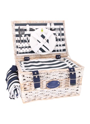 Main View - Click To Enlarge - LES JARDINS DE LA COMTESSE - Marine Picnic Basket for 2 Person