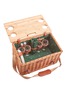 Detail View - Click To Enlarge - LES JARDINS DE LA COMTESSE - Saint-Honore Picnic Basket with Table for 4 Person — Green