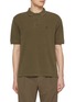 Main View - Click To Enlarge - HERNO - Logo Pigment Dyed Cotton Polo Shirt