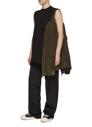 Detail View - Click To Enlarge - RICK OWENS  - Brad Suede Jacket