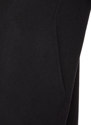  - RICK OWENS  - Dracucollar Melton Wool Coat Jacket