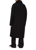 RICK OWENS | Dracucollar Melton Wool Coat Jacket | Men