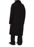 Back View - Click To Enlarge - RICK OWENS  - Dracucollar Melton Wool Coat Jacket